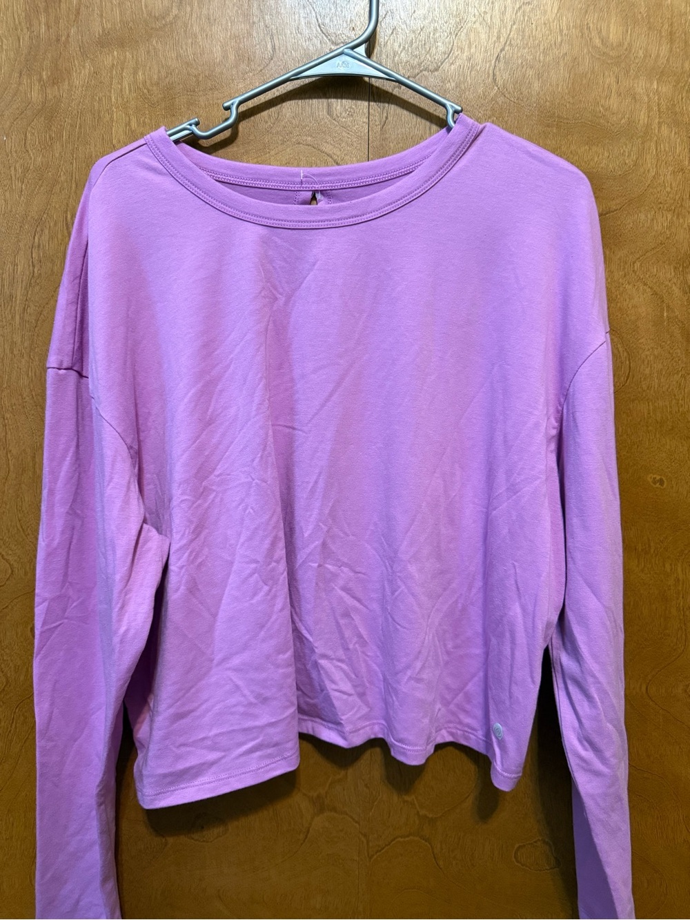 Apana Lavender Crewneck Long-Sleeve Top